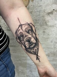 tatuaż-pies-speak-in-color-wodzisław-rybnik-żory-jastzębie