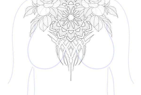 klatka-dotwork-tatuaż-projekt-speakincolor-łapi-łopi-wodzisław-rybnik-żory-jastrzębie-pszów-radlin-rydułtowy